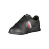 Tommy Hilfiger Black Polyurethane Men Sneaker