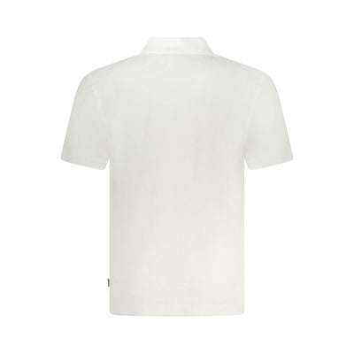 Wrangler White Cotton Men Polo Shirt