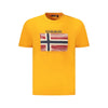 Napapijri Orange Cotton Men T-Shirt