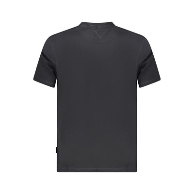 Napapijri Black Cotton Men's T-Shirt