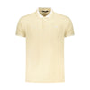 Cavalli Class Beige Cotton Men Polo Shirt