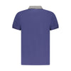 Cavalli Class Blue Cotton Men Polo Shirt