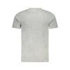Cavalli Class Grigio Cotton Men T-Shirt