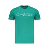Cavalli Class Green Cotton Men T-Shirt