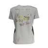 Desigual Gray Cotton Women T-Shirt