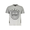 Plein Sport Grigio Cotton Men T-Shirt