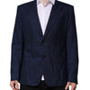 Dolce & Gabbana Blue Wool Single Breasted Suit Coat Blazer