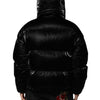 Dolce & Gabbana Black Logo Full Zip Hooded Quilted Jacket