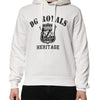 Dolce & Gabbana White Cotton DG ROYAL Print Hooded Sweater