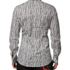 Dolce & Gabbana White Floral Print Casual Long Sleeves Shirt