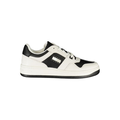 Tommy Hilfiger Bianco Polyurethane Men Sneaker