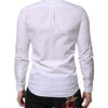 Dolce & Gabbana White Cotton MARTINI Long Sleeve Dress Shirt