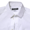 Dolce & Gabbana White Cotton MARTINI Long Sleeve Dress Shirt