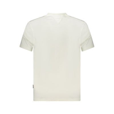 Napapijri Bianco Organic Cotton Men T-Shirt