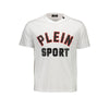 Weißes Baumwoll-T-Shirt von Plein Sport