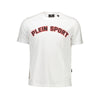 Weißes Baumwoll-T-Shirt von Plein Sport