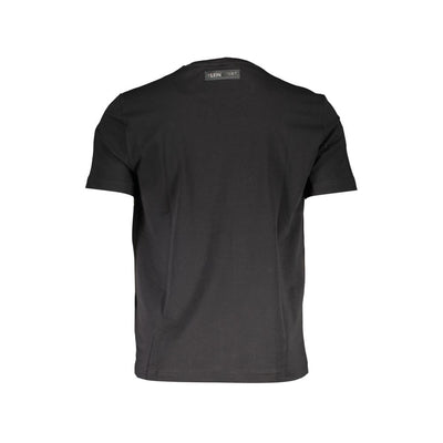 Schwarzes Baumwoll-T-Shirt von Plein Sport