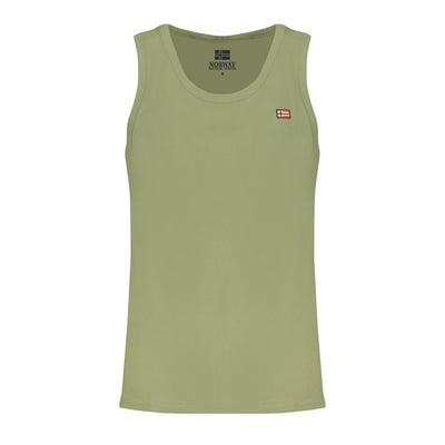 Norway 1963 Green Cotton Men Shirt