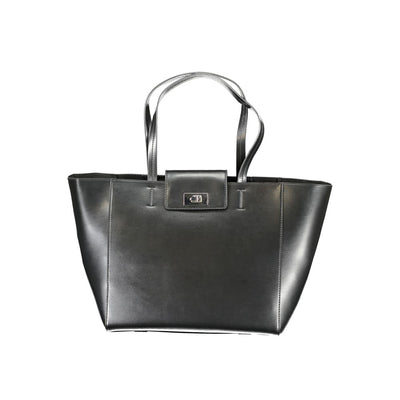 Calvin Klein Black Recycled Polyester Women Handbag