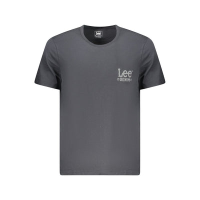 Lee Black Cotton Men's T-Shirt