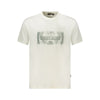 Napapijri White Cotton Men's T-Shirt