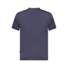 Napapijri Blue Organic Cotton Men T-Shirt