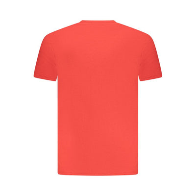 Cavalli Class Red Cotton Men T-Shirt