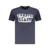 Cavalli Class Blue Cotton Men T-Shirt