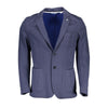 Gant Blue Cotton Men Jacket