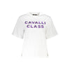 Cavalli Class Bianco Cotton Women T-Shirt