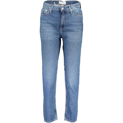 Calvin Klein Blue Cotton Women Jeans