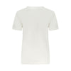 Converse White Cotton Women T-Shirt