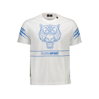 Plein Sport White Cotton Men's T-Shirt