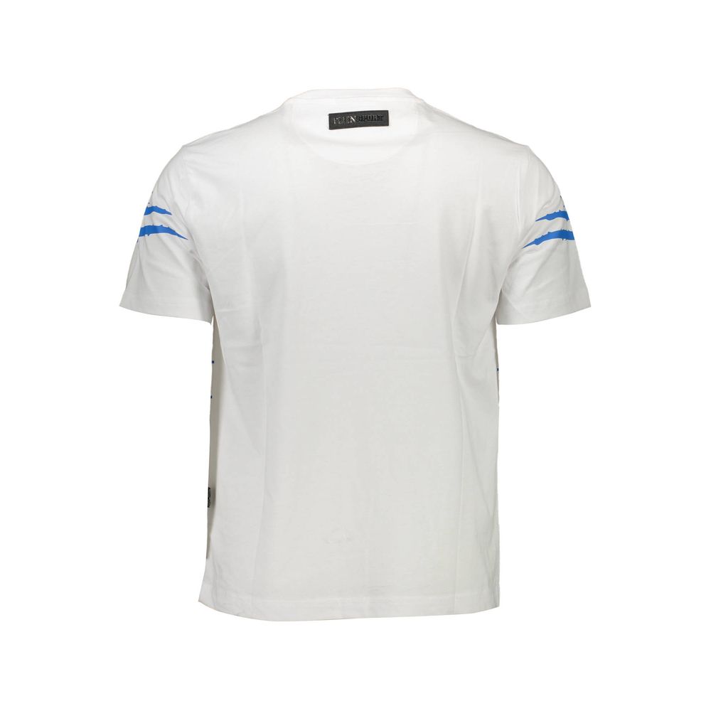 Plein Sport White Cotton Men's T-Shirt