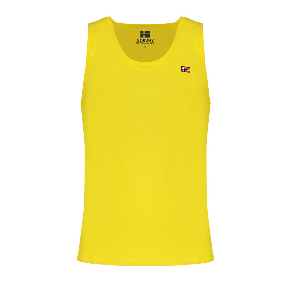 Norway 1963 Yellow Cotton Men's Tank Top
