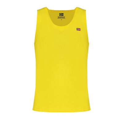 Norway 1963 Yellow Cotton Men's Tank Top