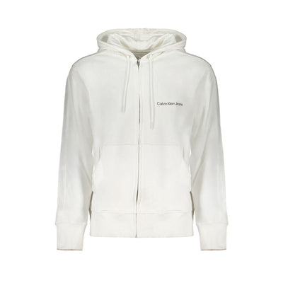 Calvin Klein White Cotton Men's Sweatshirt