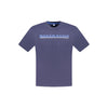 North Sails Blue Cotton Men T-Shirt