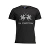 La Martina Black Cotton Men's T-Shirt