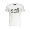 Cavalli Class Bianco Cotton Men T-Shirt