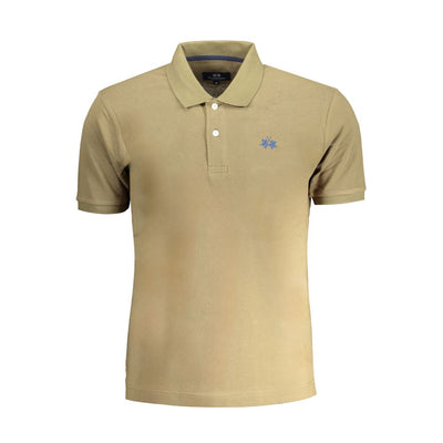 La Martina Verde Cotton Men's Polo Shirt