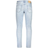 Tommy Hilfiger Azzurro Cotton Men's Tapered Jean