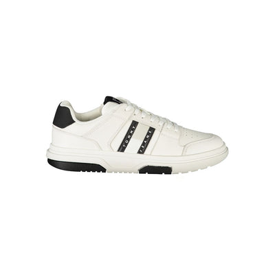 Tommy Hilfiger Bianco Polyurethane Men Sneaker