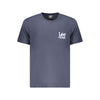 Lee Blu Cotton Men T-Shirt