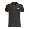 Fila Black Cotton Men Polo