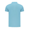Norway 1963 Azzurro Cotton Mens Polo
