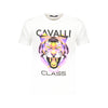 Cavalli Class Bianco Cotton Men T-Shirt