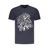 Cavalli Class Blue Cotton Men T-Shirt