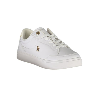 Tommy Hilfiger White Leather Women Sneaker