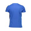 Diesel Blu Cotton Men T-Shirt